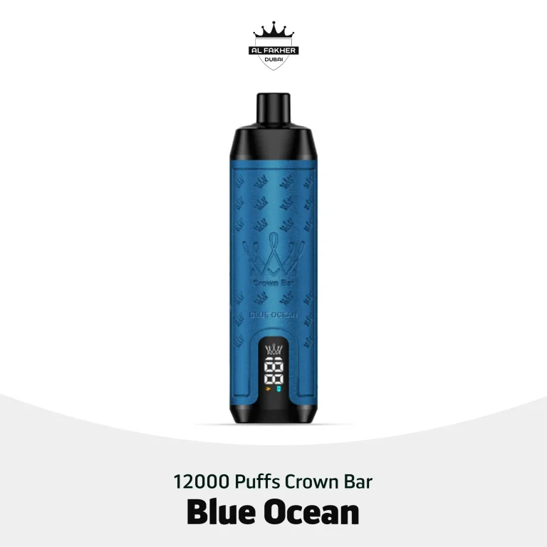 Al Fakher Crown Bar 12000 Puffs Blue Ocean