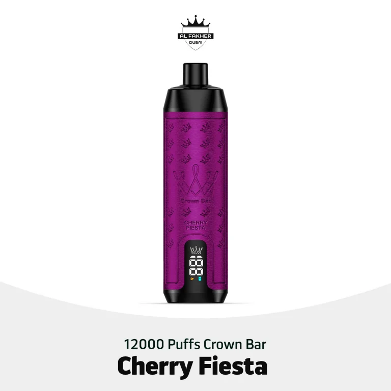 Al Fakher Crown Bar 12000 Puffs Cherry Fiesta