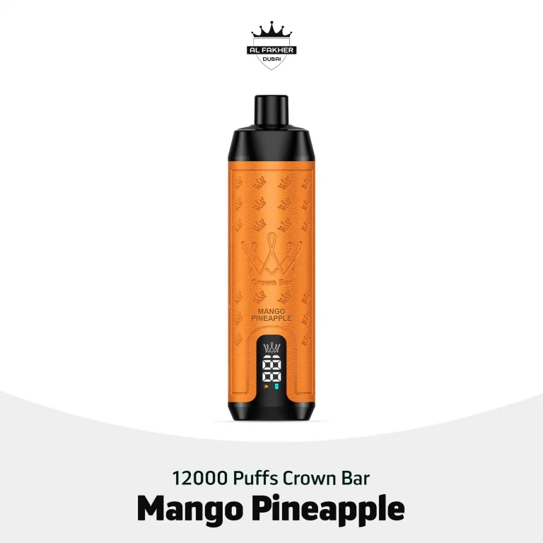 Al Fakher Crown Bar 12000 Puffs Mango Pineapple Disposable