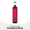 Al Fakher Crown Bar 12000 Puffs Strawberry Punch