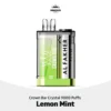 Al Fakher Crown Bar Crystal 9000 Puffs Lemon Mint (1)
