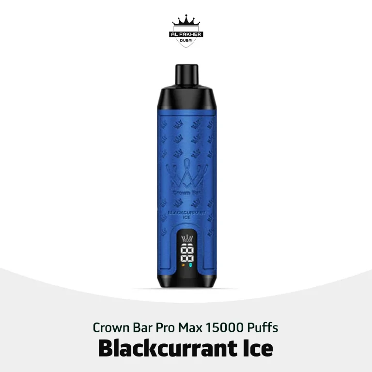 Al Fakher Crown Bar Pro Max 15000 Puffs Blackcurrant Ice in Dubai