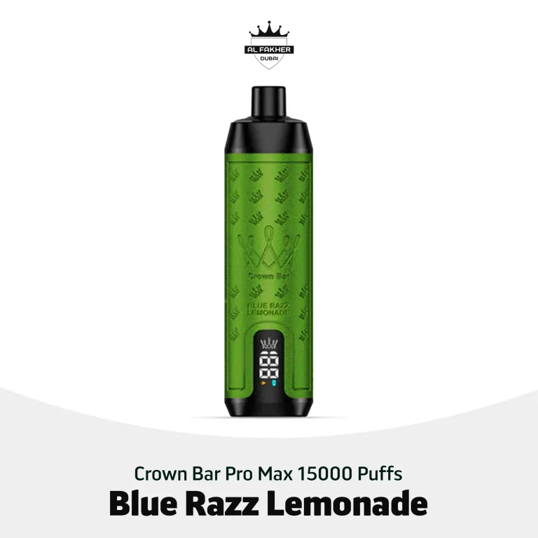 Al Fakher Crown Bar Pro Max Blue Razz Lemonade Disposable Vape