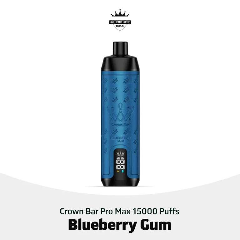 Al Fakher Crown Bar Pro Max Blueberry Gum 15000 Puffs