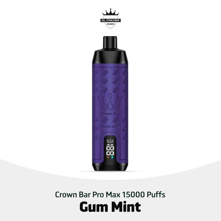 Shop Al Fakher Crown Bar Pro Max 15000 Puffs Gum Mint in UAE