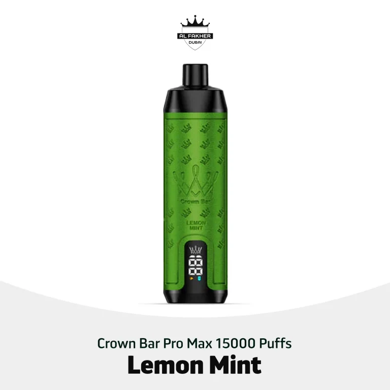 Al Fakher Crown Bar Pro Max 15000 Puffs Lemon Mint in UAE