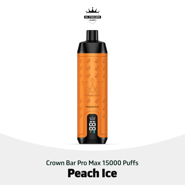 Al Fakher Crown Bar Pro Max Peach Ice Disposable Vape in Dubai