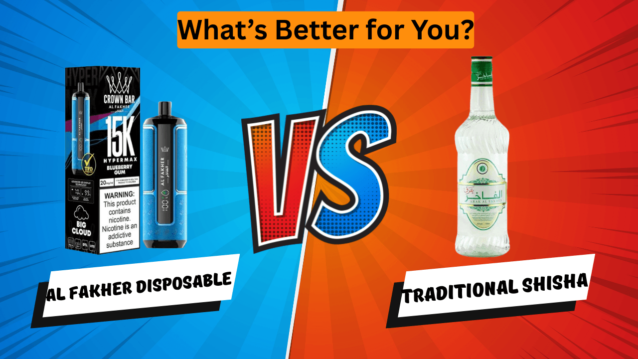 Al Fakher Disposable vs. Traditional Shisha