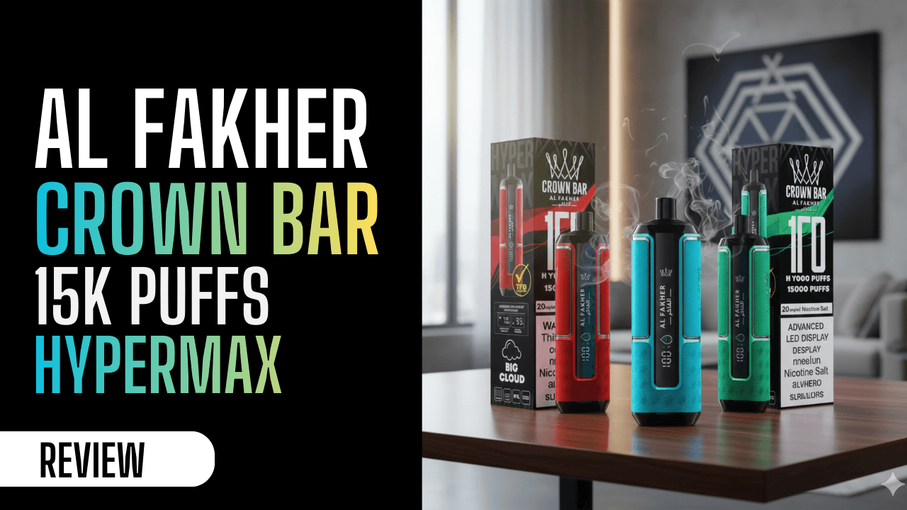 What Makes Al Fakher Crown Bar 15000 Puffs Hypermax Different from Others?