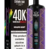 Al Fakher Crown Bar Mega Max 40000 Puffs Grape Mint