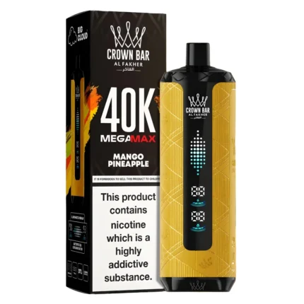 Al Fakher Crown Bar Mega Max 40000 Puffs Mango Pineapple