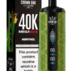 Al Fakher Crown Bar Mega Max 40000 Puffs Menthol