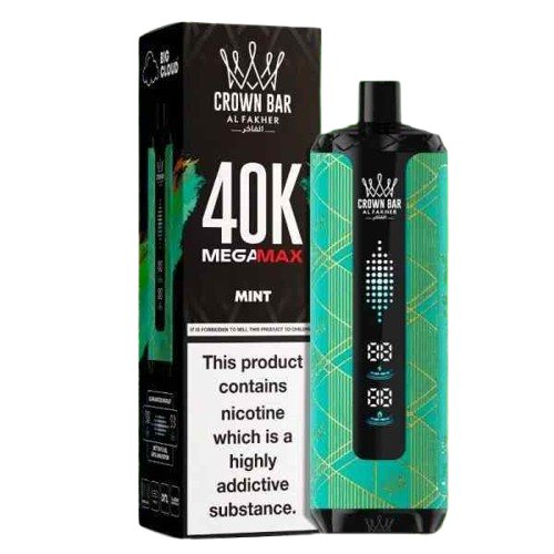 Al Fakher Crown Bar Mint Mega Max 40000 Puffs