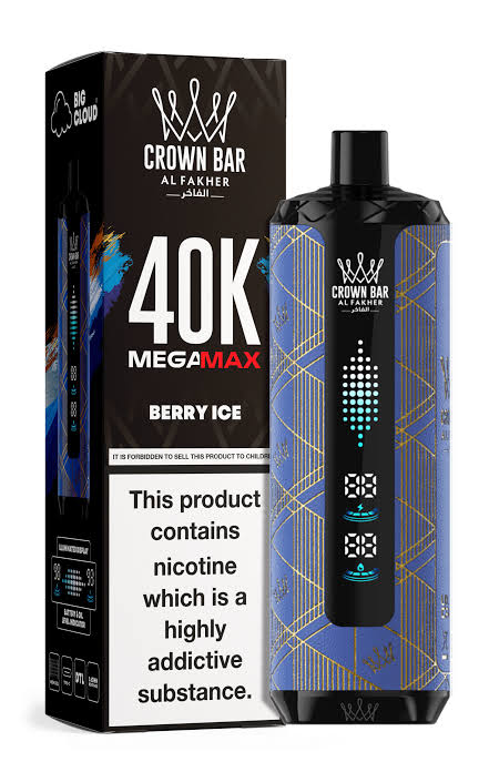 Al Fakher Crown Bar Berry Ice Mega Max 40000 Puffs