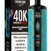 Al Fakher Crown Bar Blackcurrant Ice Mega Max 40000 Puffs — buy in Dubai with fast UAE delivery