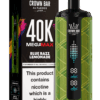 Al Fakher Crown Bar Mega Max 40000 Puffs Blue Razz Lemonade disposable vape available in Dubai