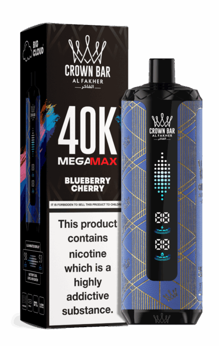 Al Fakher Blueberry Cherry Mega Max 40K Puffs Dubai UAE