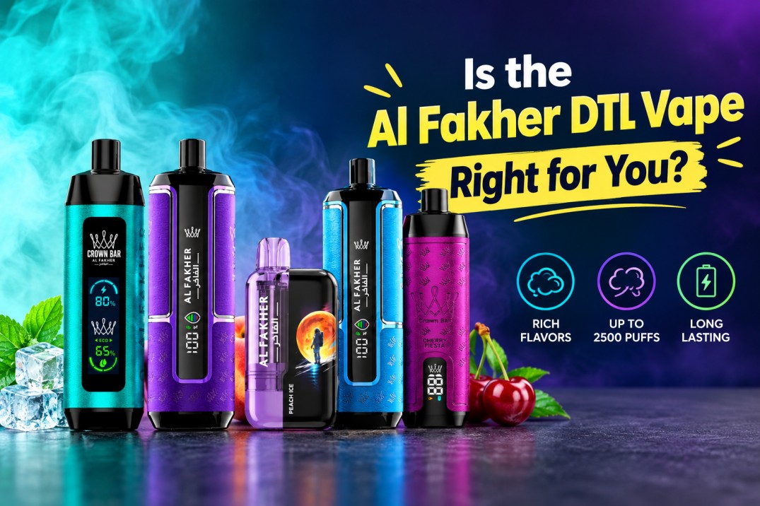 Al Fakher DTL vape device airflow and draw UAE