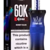 Al Fakher Crown Bar E-Hose X 60000 Puffs Berry Blue disposable vape in Dubai