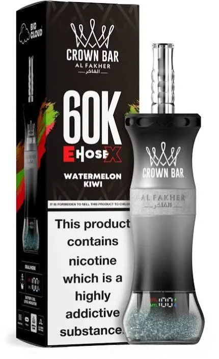 Al Fakher Crown Bar E-Hose X 60000 Puffs Watermelon Kiwi