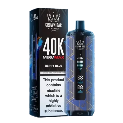 Al Fakher Crown Bar Mega Max 40000 Puffs Berry Blue