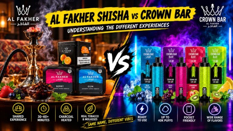 Al Fakher Shisha vs Crown Bar: Understanding the Different Experiences (featured image)