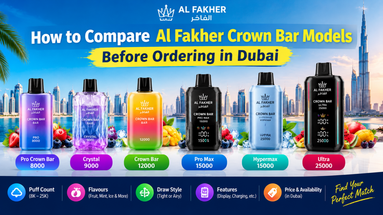 How to Compare Al Fakher Crown Bar Models Before Ordering in Dubai