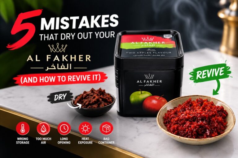 5 Mistakes That Dry Out Your Al Fakher Tobacco (And How to Revive It) (featured image)