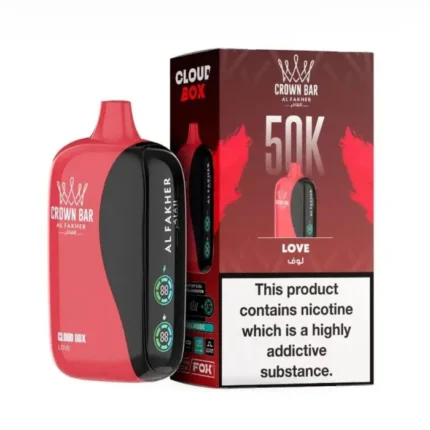 Al Fakher Crown Bar Cloud Box 50000 Puffs Love
