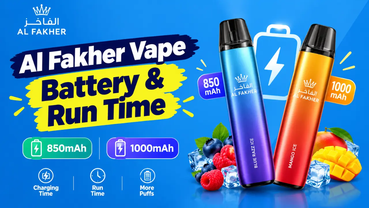 Al Fakher Vape Battery Guide for 850mAh vs 1000mAh in Dubai